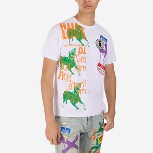 Smoke Rise Doodle Plaid T-Shirt Unisex Size Small NEW | Streetwear Graphic Tee